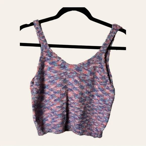 2036. MAIN STRIP CROP TOP TEDDY MATERIAL SIZE LARGE MULTICOLOR‎ - Picture 8 of 9